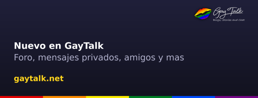 Nuevo en GayTalk - banner
